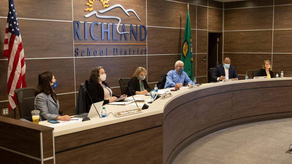 Richland School Board meeting this week.