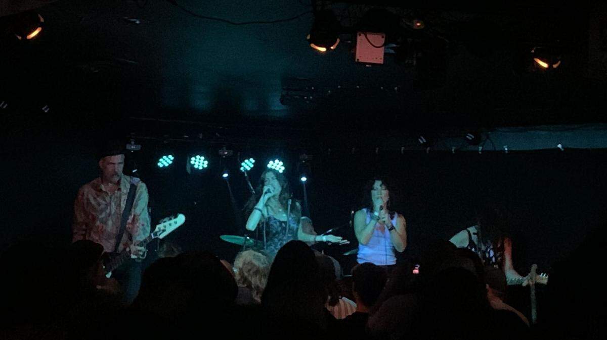 Members of Krist Novoselic’s Bonafide Band on stage at Ray’s Golden Lion July 26.