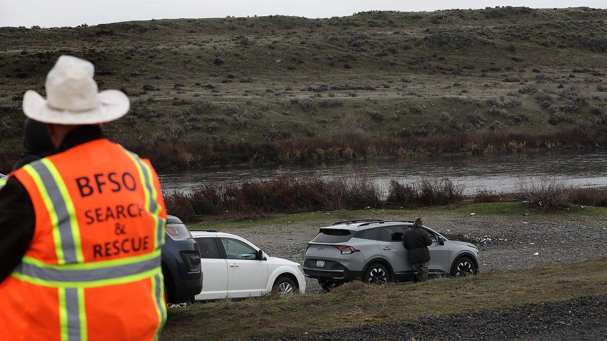 Dozens of volunteers and officials searched the Horn Rapids Park for three days after Gage Mercado, 18, went missing from a bonfire party seen here along the Yakima River shoreline.