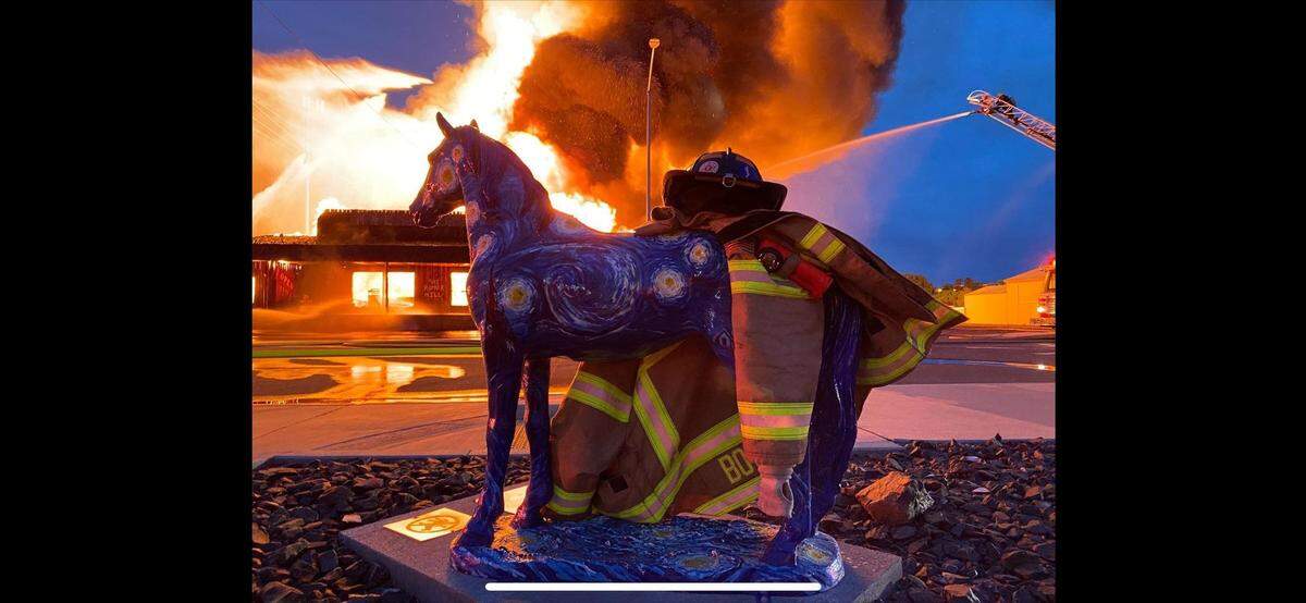 Firefighters from agencies around the Yakima Valley joined in the fight.