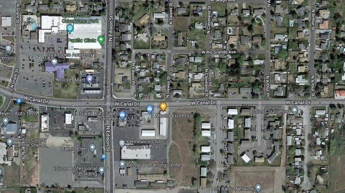 Kennewick police are investigating a reported shooting near Kamiakin High School Wednesday.