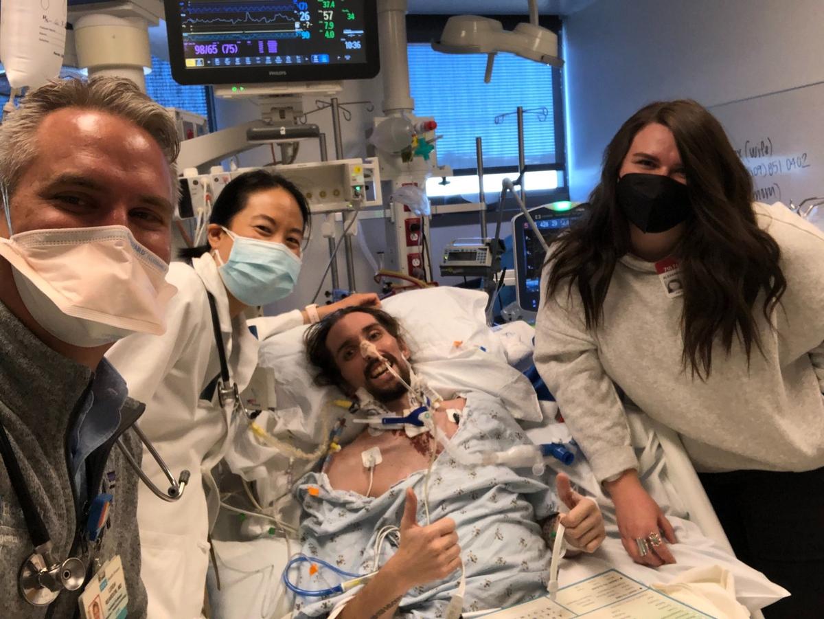 Skylar Collins, a Kennewick resident, had a heart and liver transplant surgery at the Ronald Reagan UCLA Medical Center in January 2022.
