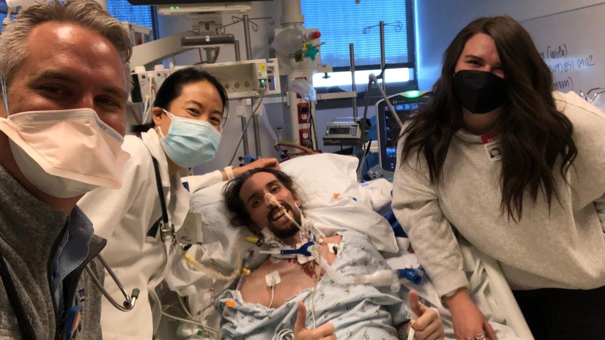 Skylar Collins, a Kennewick resident, had a heart and liver transplant surgery at the Ronald Reagan UCLA Medical Center in January 2022.