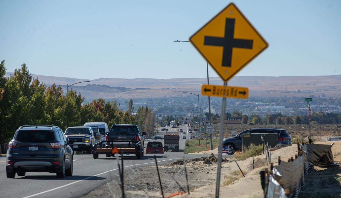 An estimated $40 million reconstruction of the Interstate 182 interchange is expected to help with the retail and housing growth in the area.