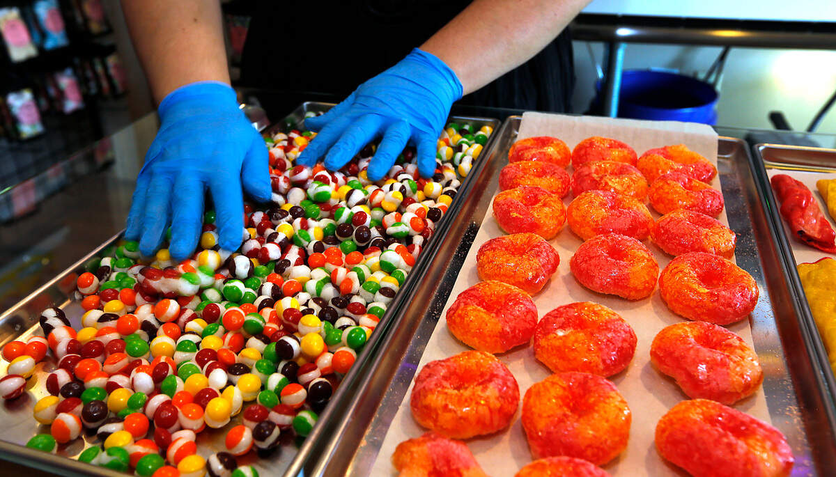 JoJo’s Freeze Dried Goodies sells a variety of candy, fruit and other goodies including vegetables.