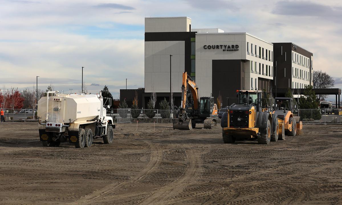 Pasco’s A-1 Hospitality Group LLC has started building a new hotel on West Argent Road, between its existing Courtyard by Marriott and a Circle K to the west.