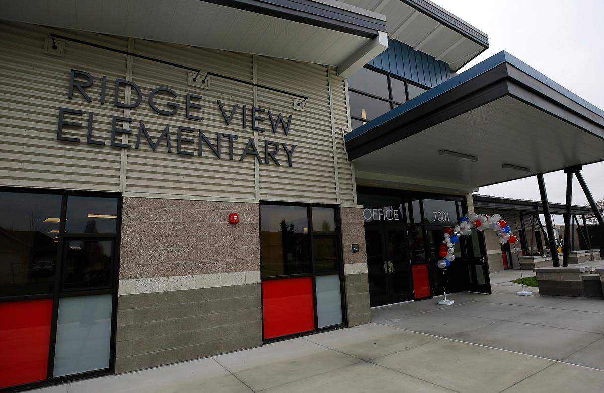 The new $31 million 30-classroom Ridge View Elementary School building was funded by the 2019 bond and the state’s School Construction Assistance Program.