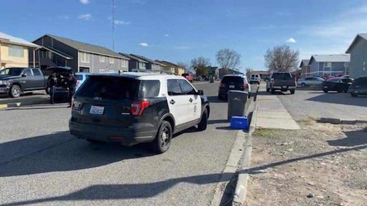 A mid-afternoon gang-related shooting sent one person to the hospital and forced Kamiakin High School into a lockdown Wednesday.