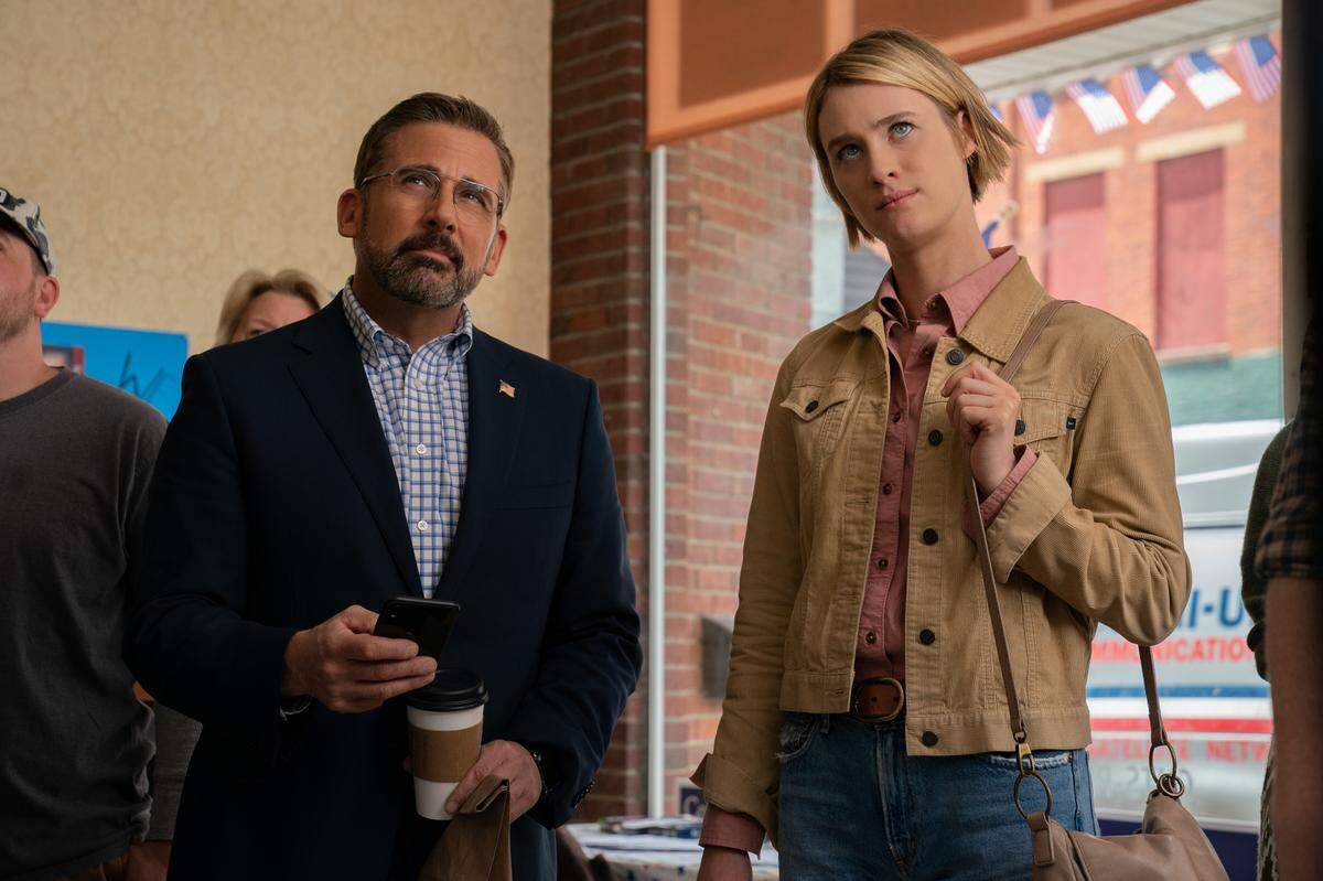 4142_D018_00089_RC Steve Carell stars as Gary Zimmer and Mackenzie Davis as Diana Hastings in IRRESISTIBLE, a Focus Features release. Credit: Daniel McFadden / Focus Features