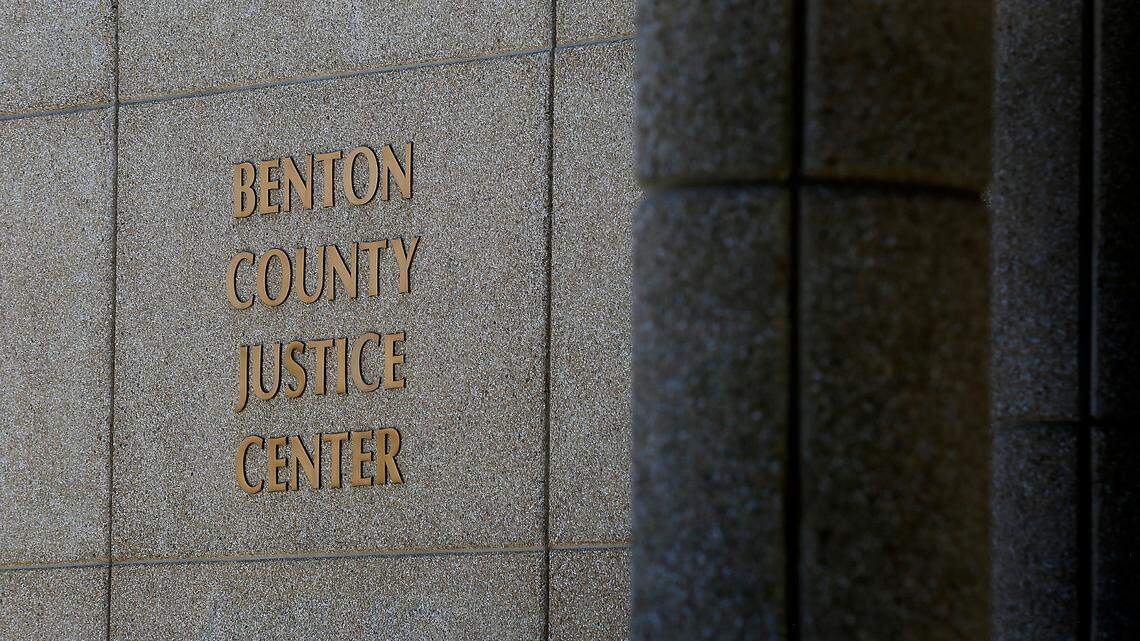 The Benton County Justice Center is in Kennewick, Wash.