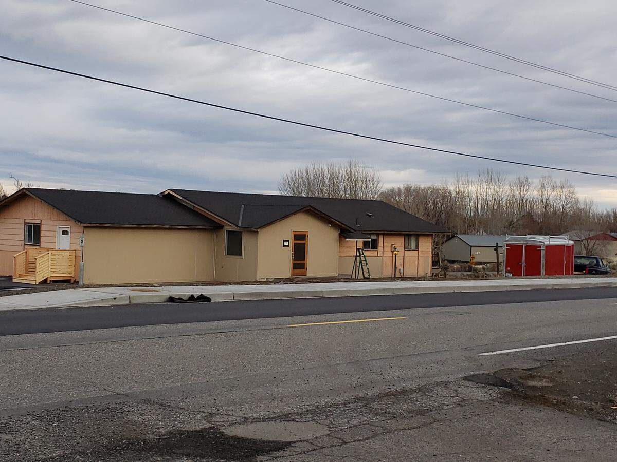 Renovation work has resumed at 4950 Arena Road, the site of the proposed future home of Nirvana Cannabis Co.