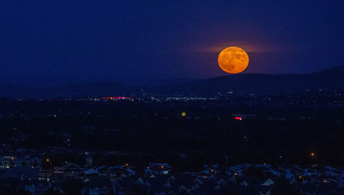 The “Strawberry Moon” rises over the Tri-Cities Thursday night. It’s the first full moon of summer and the last supermoon of 2021, according to Forbes.