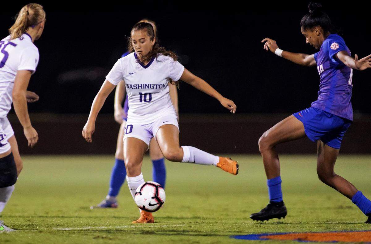 Summer Yates, University of Washington soccer player and Chiawana High School graduate, was drafted in the fourth round of the National Women’s Soccer League draft.