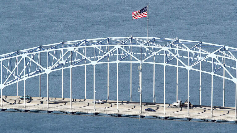 Old Glory disappeared from the blue bridge. What happened and is it coming back?