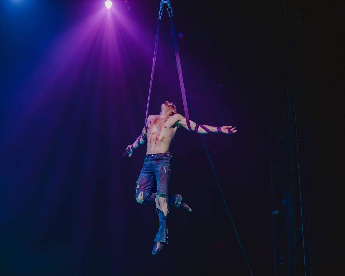 This year’s Paranormal Cirque tour includes a zombie-themed aerial performance.