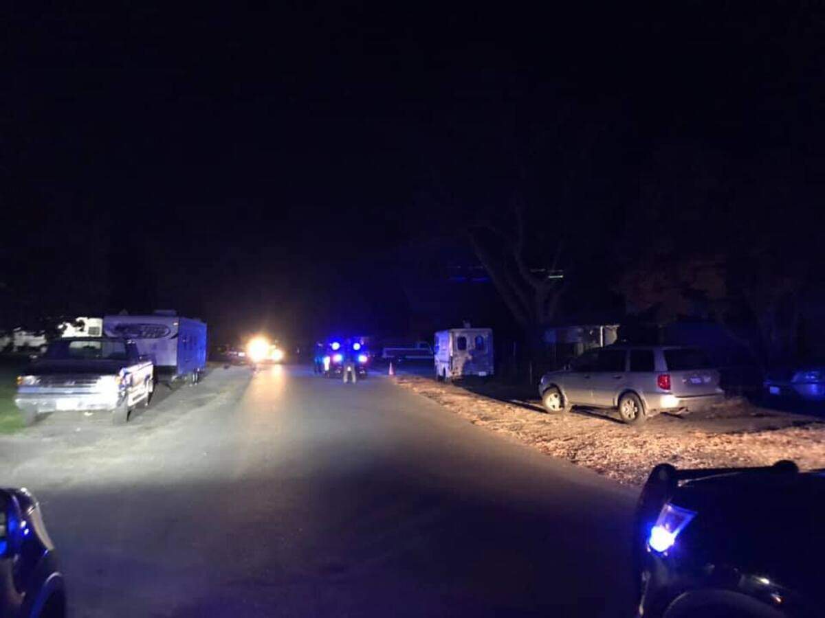 Kennewick police found a wounded man at a Grant Street home Wednesday after several people reported hearing gunshots