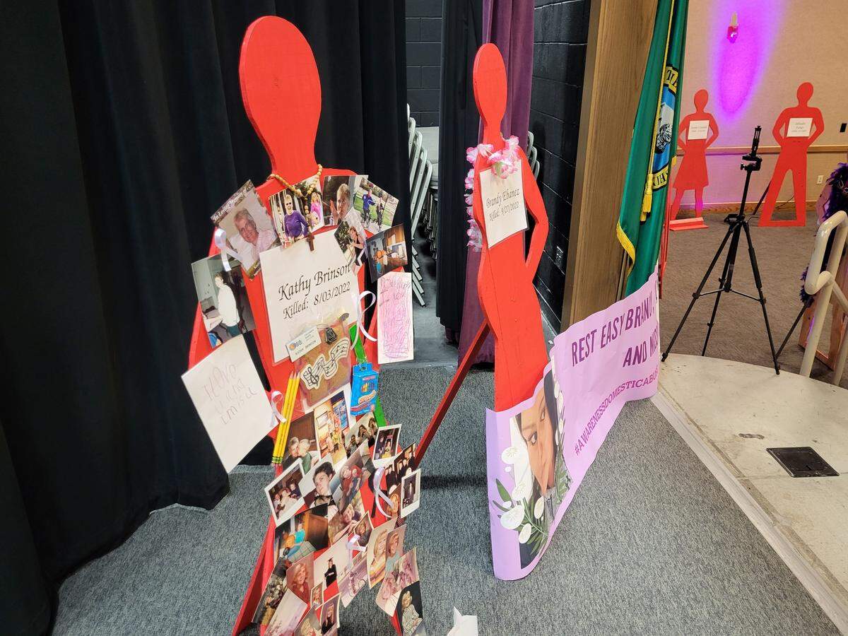 Domestic Violence Services of Benton and Franklin Counties remembered Kathy Brinson and Brandy Ebanez as two of the four women who died in 2022 from domestic violence.