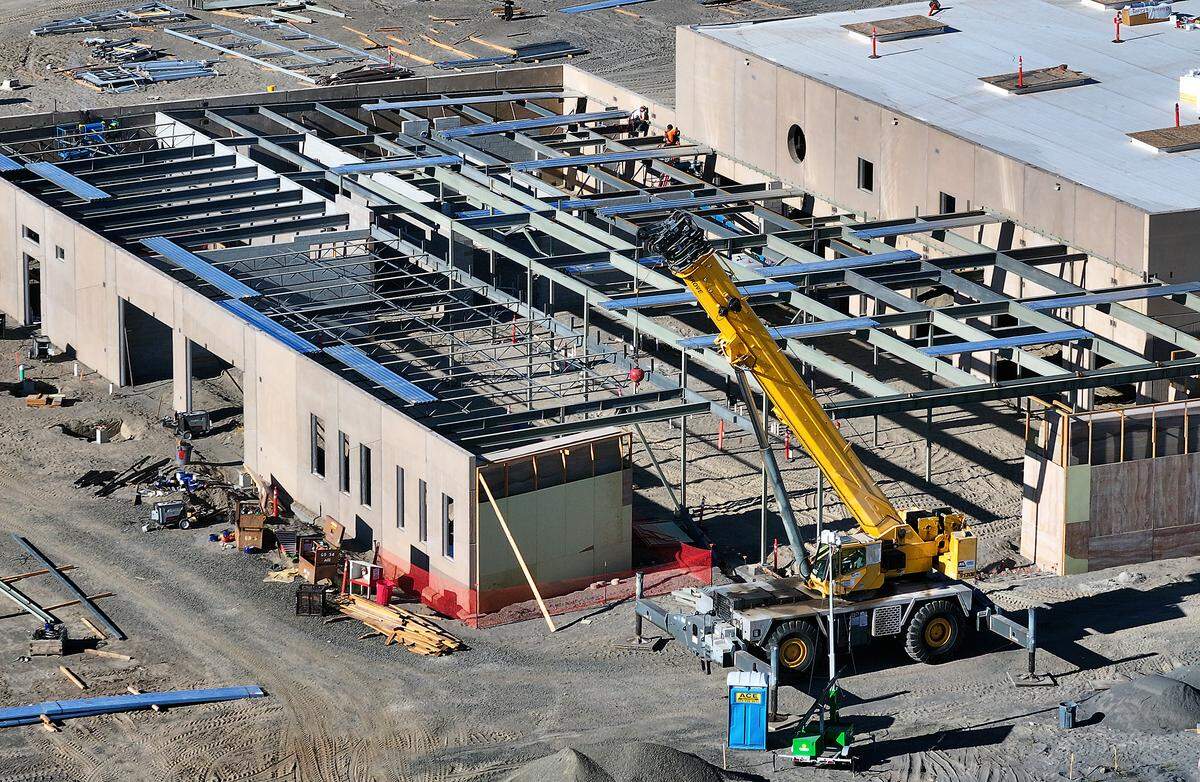 Construction on the $40.4 million Pasco Aquatic Center in the Broadmoor area is at a standstill because of a worker strike in Eastern Washington. The strike could delay the opening of the project.