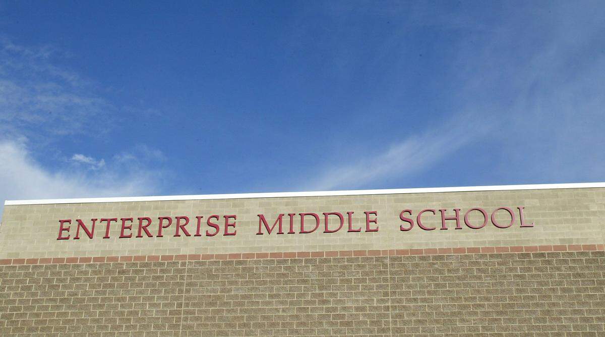 Enterprise Middle School at 5200 Paradise Way in West Richland.