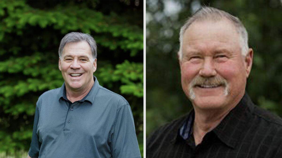 Rick Miller and Clint Didier 2022 candidates for Franklin County commissioner.