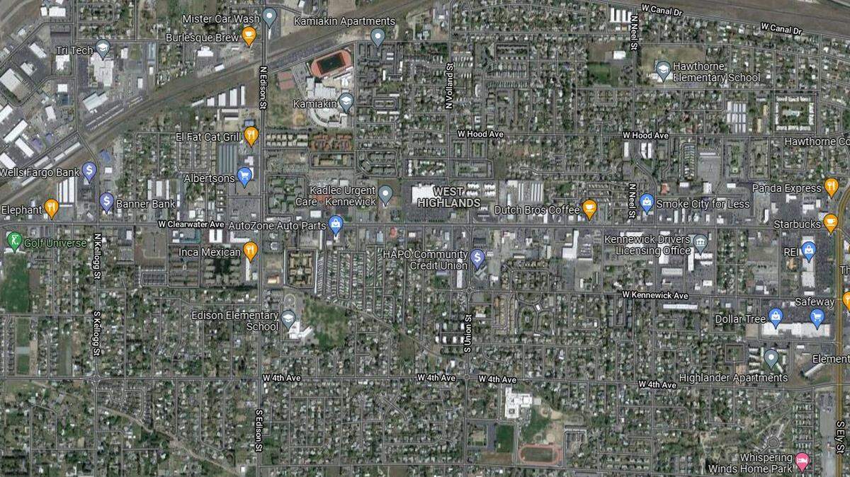 Kennewick police are looking for a car thief who shot at a man in the WinCo Foods parking lot.