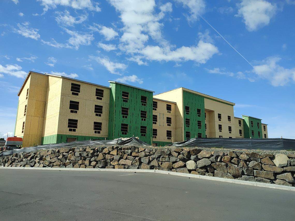 A $12 million, 126-room LivAway Suites is taking shape at 1829 Tapteal Drive, on the Richland side of the Richland-Kennewick border near Columbia Center.