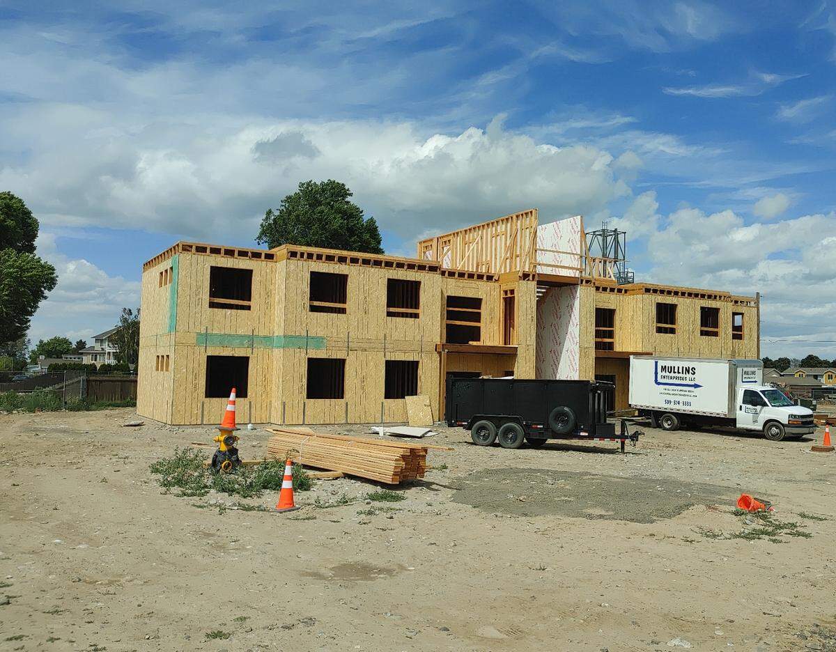 The Arthur Apartments, an infill project in central Kennewick, is being built on a site near WinCo Foods.
