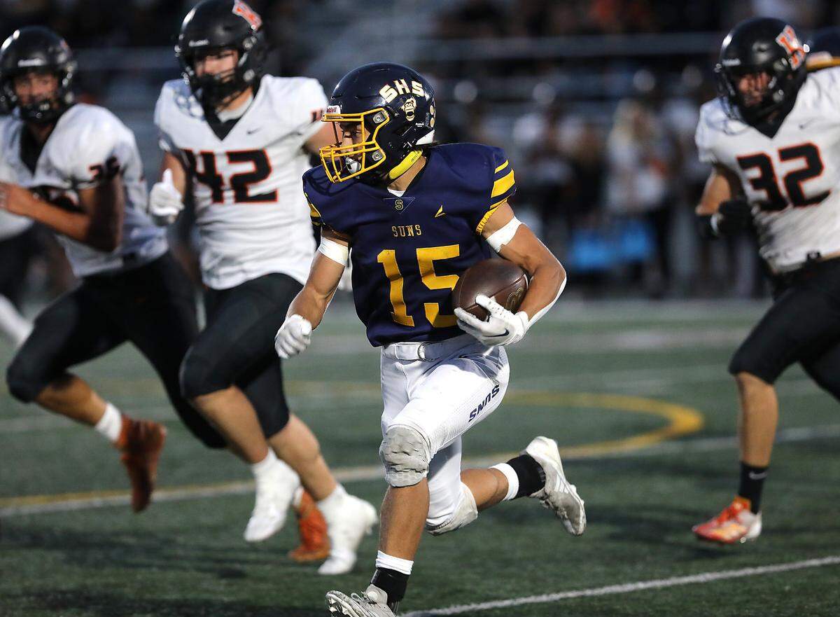 Southridge running back Gabe Borisch led the MCC with 1,748 yards rushing and scored 20 touchdowns last season.
