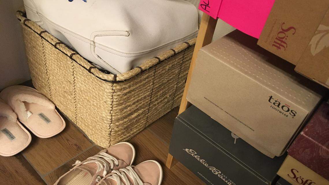 Got clutter? I found the perfect solution for my ‘closet’