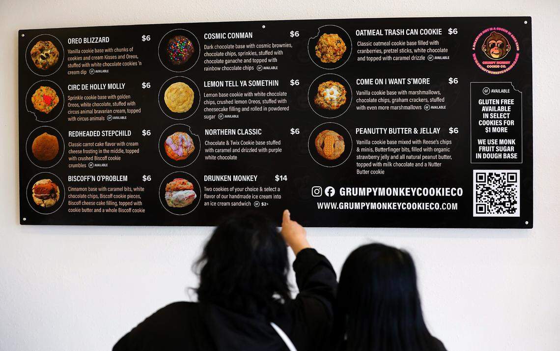 The gourmet cookies monk fruit sweetener instead of white sugar and organic and other high-quality ingredients.