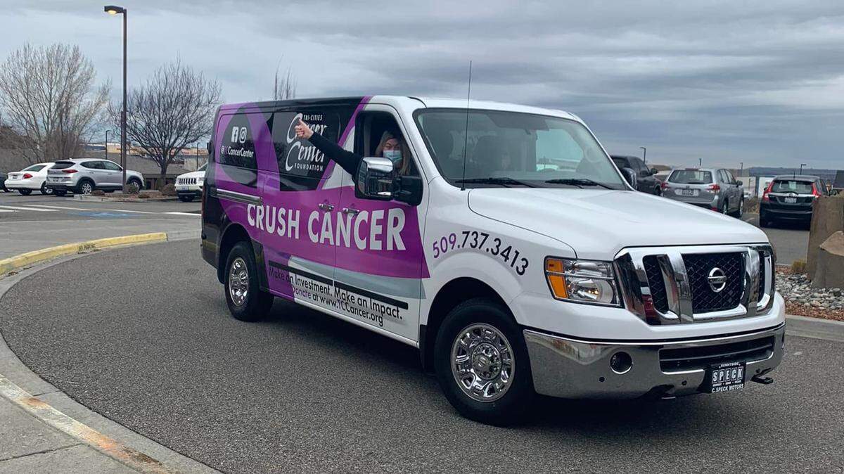 The Tri-Cities Cancer Center Foundation is raising money after thieves damaged their center’s van.