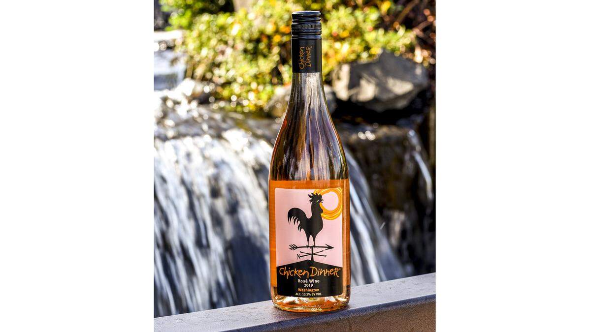 The Chicken Dinner Wine 2019 Rosé earned a gold medal at the 2020 Cascadia International Wine Competition in Lewiston, Idaho.
