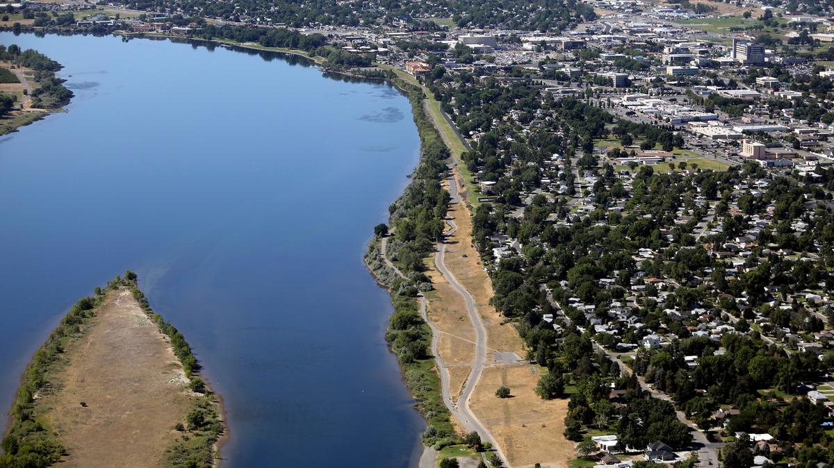 Leslie Groves Park is seen on the right in this file photo.