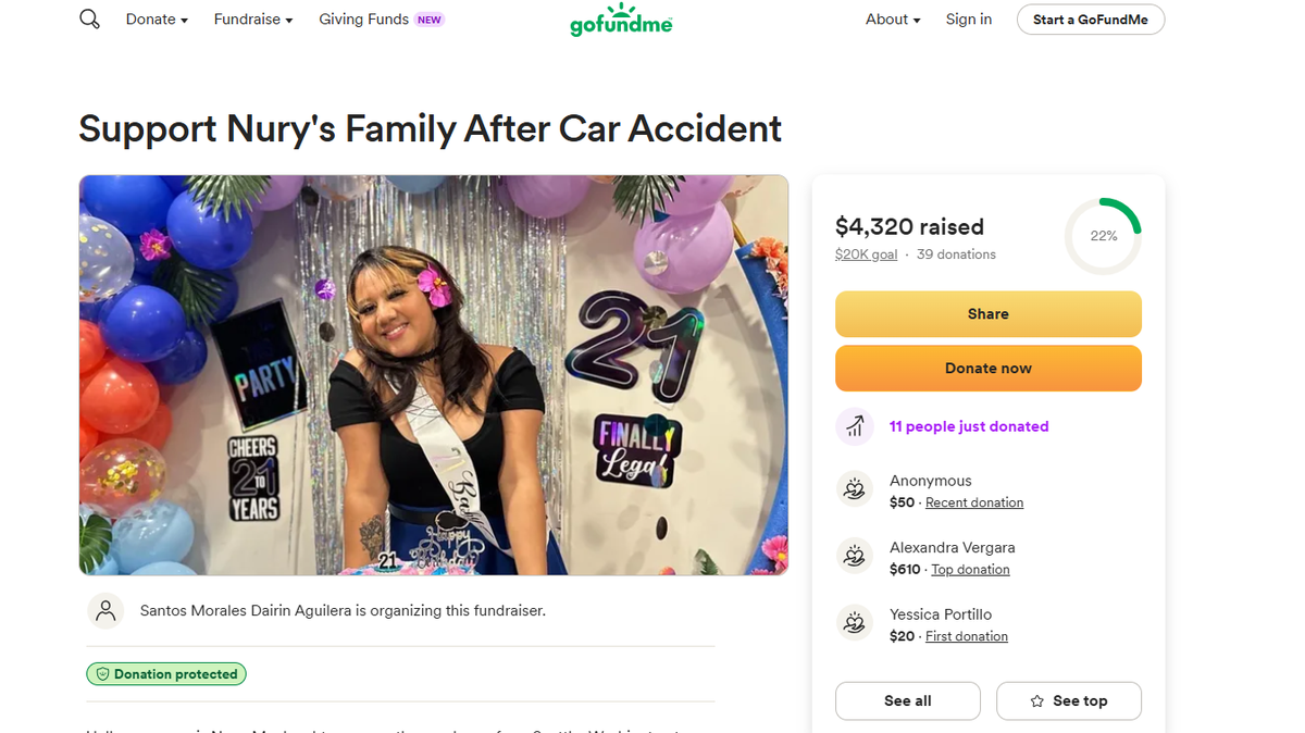 A mother is asking for help getting her daughter back to Virginia after she died in a crash on Highway 395 in Pasco.