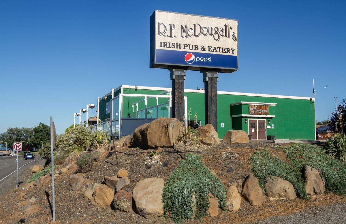 R.F. McDougall’s on Columbia Park Trail in Richland opened in 1979 and was built around a historic wooden bar dating to the 1860s.