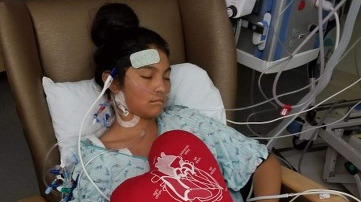 Shanae Ceja at Seattle Children’s Hospital.