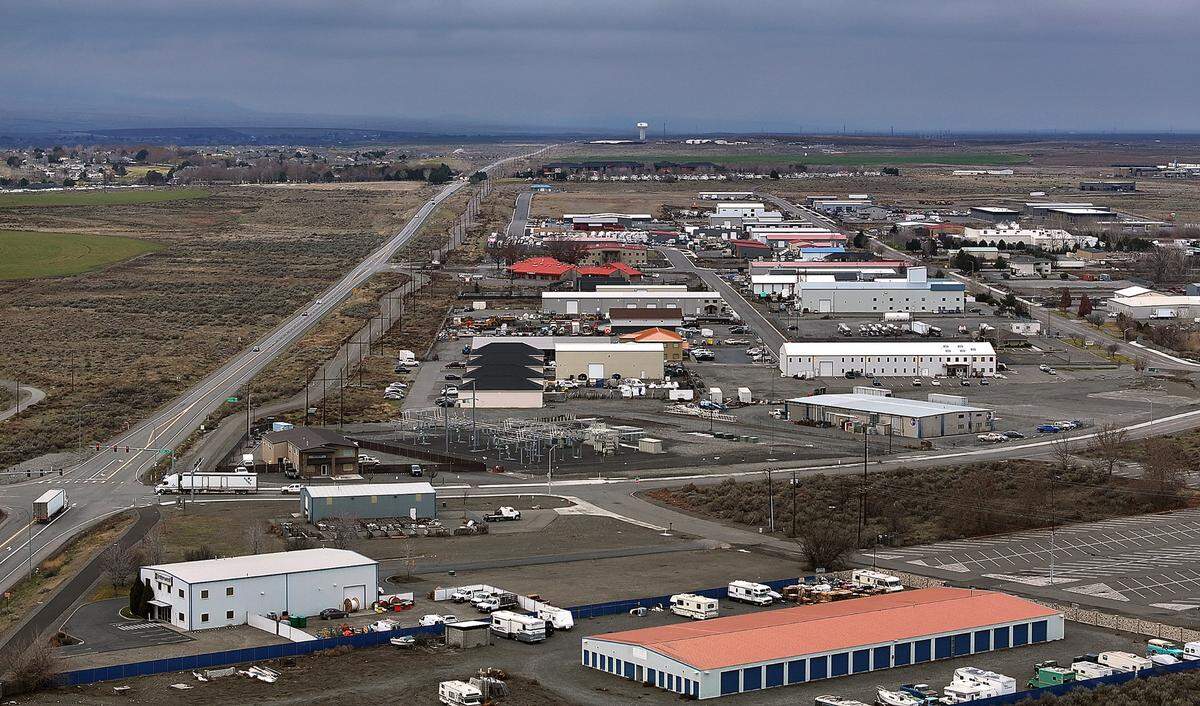 The Horn Rapids housing and business area along Highway 240 in Richland.