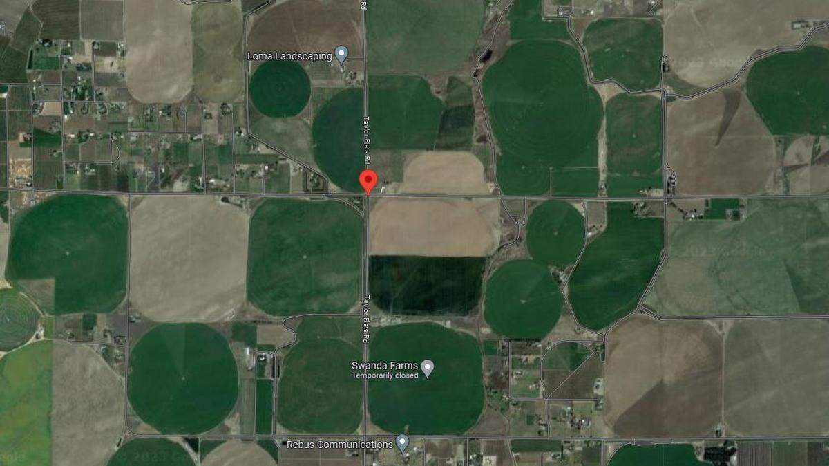 A person was seriously hurt in a crash at the corner of Taylor Flats and Birch Road on Monday.
