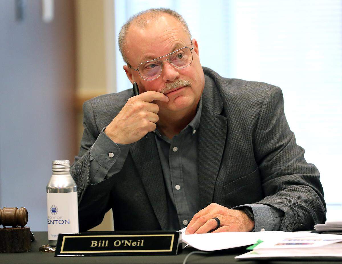 Bill O'Neil president of the Port of Benton commissioners.
