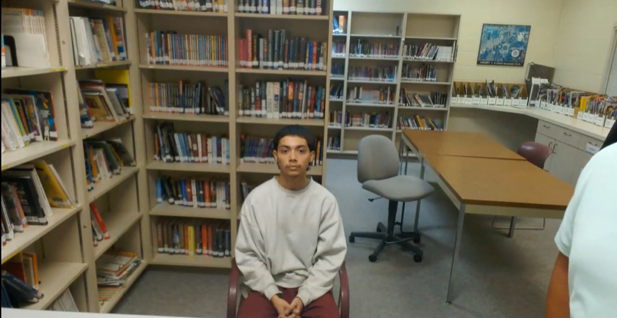 Edwin J. Magana appeared by video from Benton-Franklin Juvenile Detention Center and pleaded innocent to being involved in the killing of Paul Jacobo.