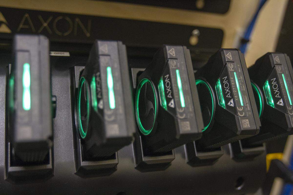 Officials say each officer at the Pasco Police Department will be assigned an Axon body camera. When officers finish their shift, they can charge the cameras on a charging dock.