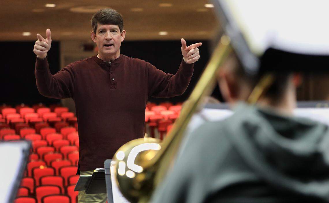 Longtime music teacher Phillip Simpson was recently inducted into the Washington Music Educators Association's Hall of Fame. 