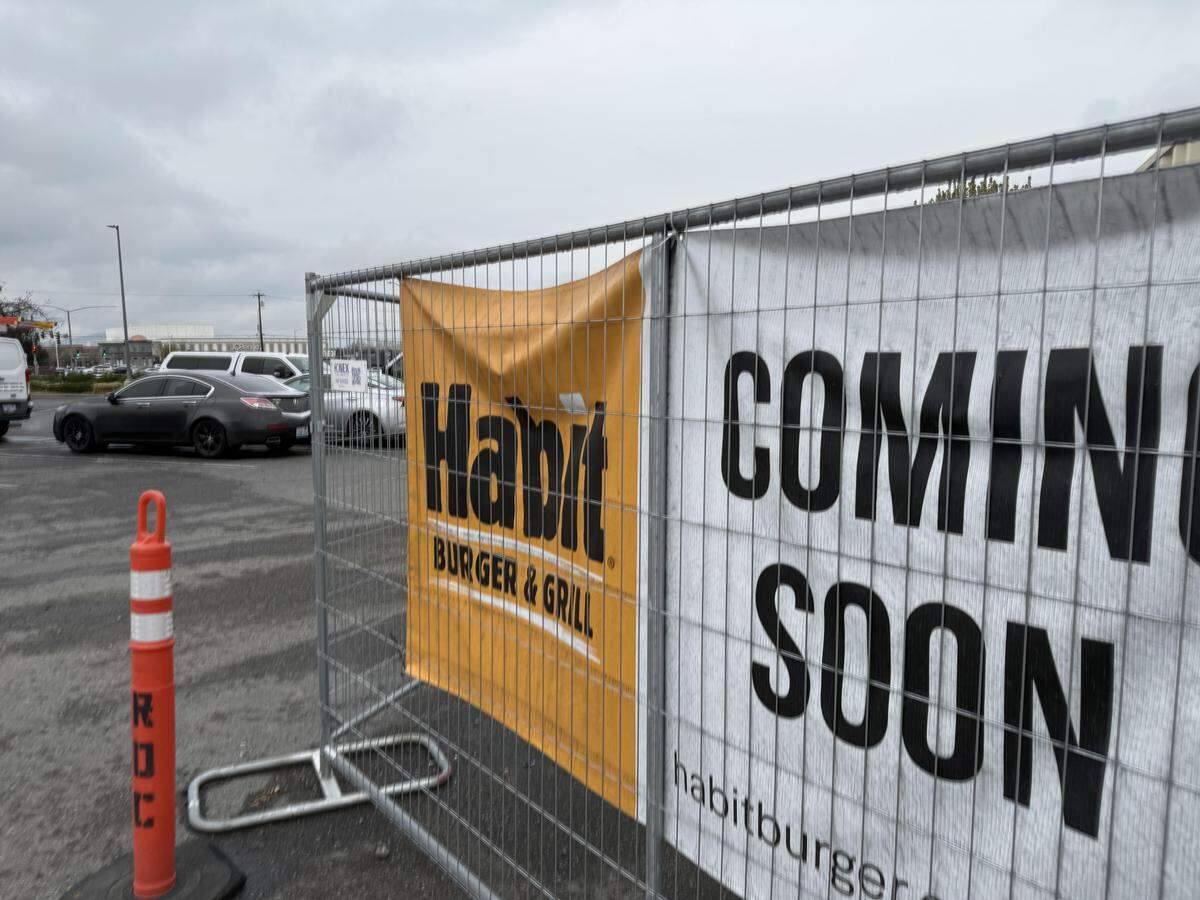 The former David’s Bridal shop on West Canal Drive near Columbia Center in Kennewick is being renovated into a Habit Burger & Grill.