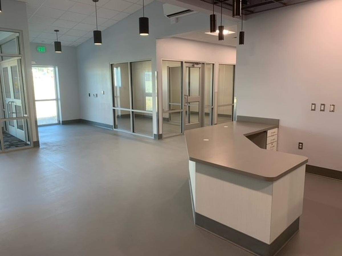 Main entry of Tri-Cities Animal Services building
