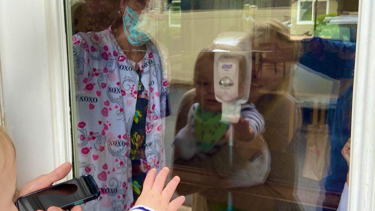 Micah Smith’s grandson reaches out to connect with his grandma inside assisted living. A time when visitors were prohibited during COVID.