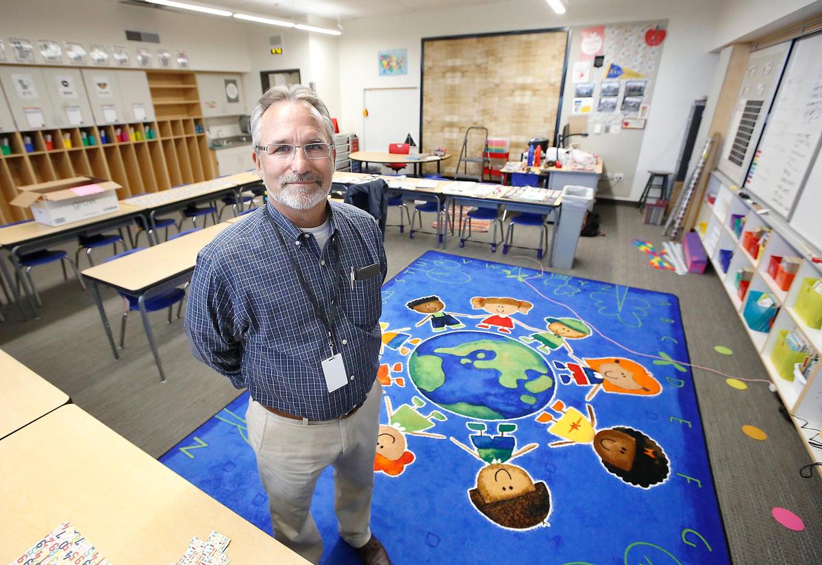 Randy Nunamaker, executive director of capital programs for Pasco School District, stands in one of the new classrooms of Three Rivers Elementary School off Road 84. Watch a video at: tricityherald.com/video