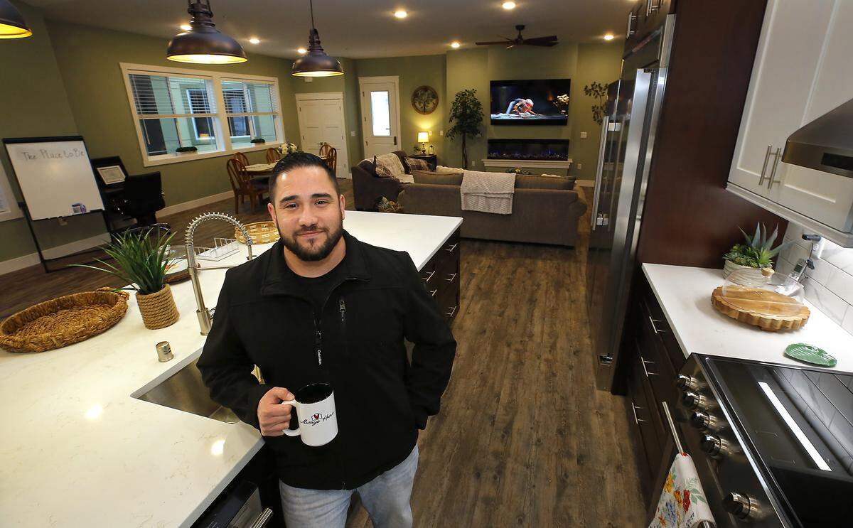 Eddie Larios, co-founder and business operations manager, together with the owners is creating a campus with five individual homes, each set up to serve six seniors or other residents who need assistance with daily living tasks. 