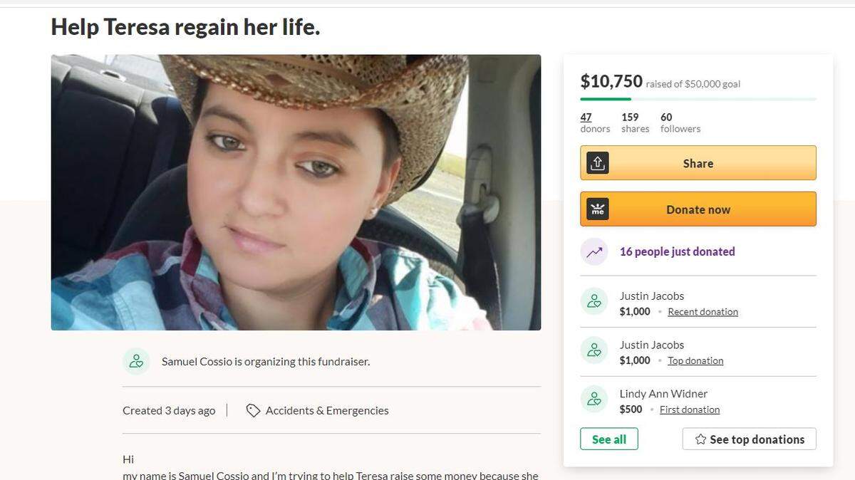 A fundraiser was organized for a woman who had her legs amputated after an accident at dairy north of Pasco. She has filed a lawsuit.