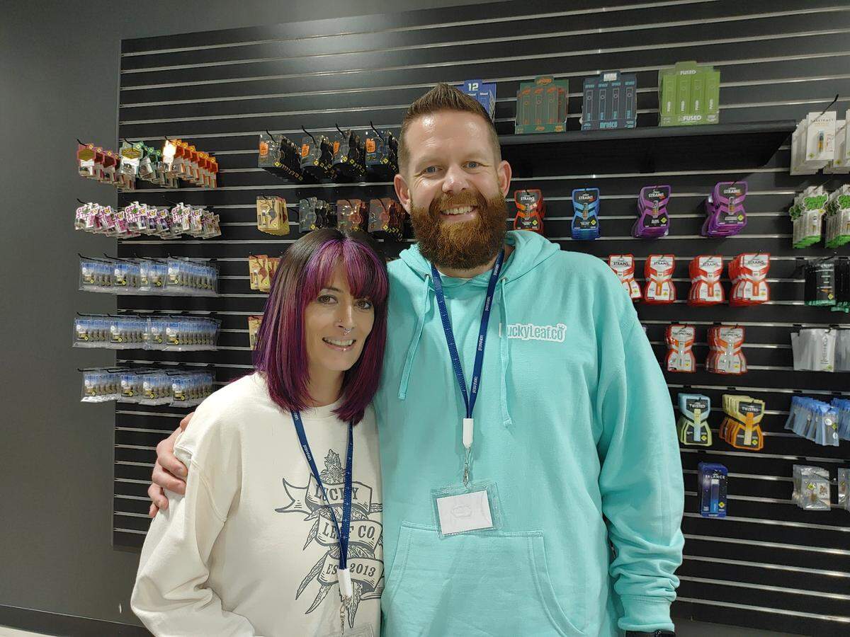 Pasco native David Morgan and his wife, Shilo, opened Lucky Leaf Co., on Monday, Nov. 6, 10 years after they first secured a license from the state to legally sell cannabis in Pasco. Lucky Leaf and Green2Go opened in recent days after Pasco lifted a local ban on cannabis sales, enacted after Washington voters decriminalized possession of small quantities for personal use by adults 21 and older.
