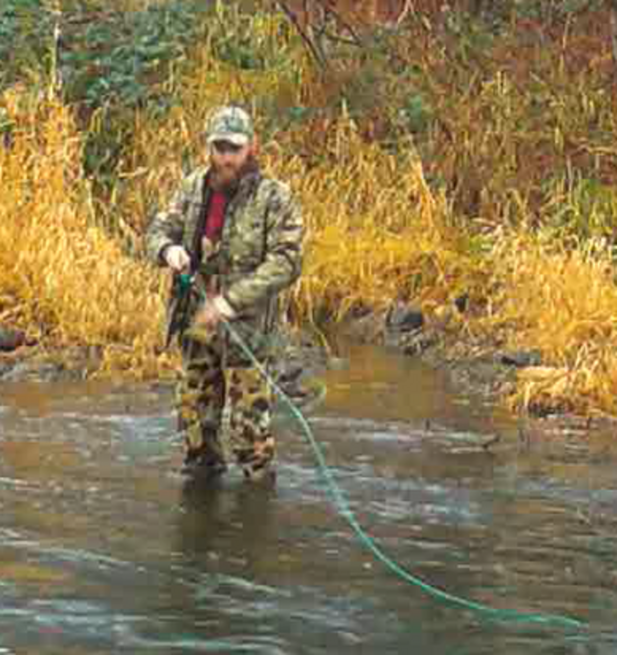 OSP is trying to identify a man seen fishing in the Walla Walla River in December after trout and warm water fish seasons had closed.